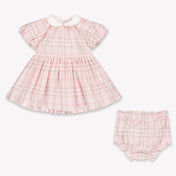 Burberry Aria Baby Meisjes Jurk In Licht Roze