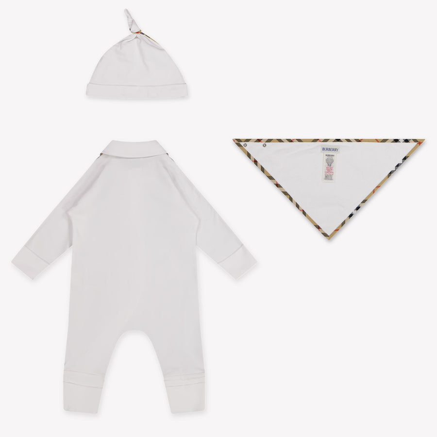 Burberry Hamilton Baby Unisex Boxpakje In Wit