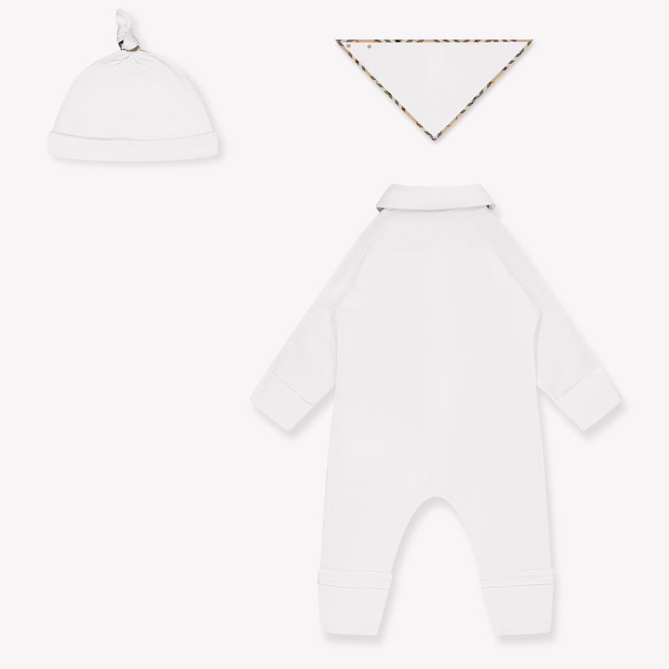 Burberry Hamilton Baby Unisex Boxpakje In Wit