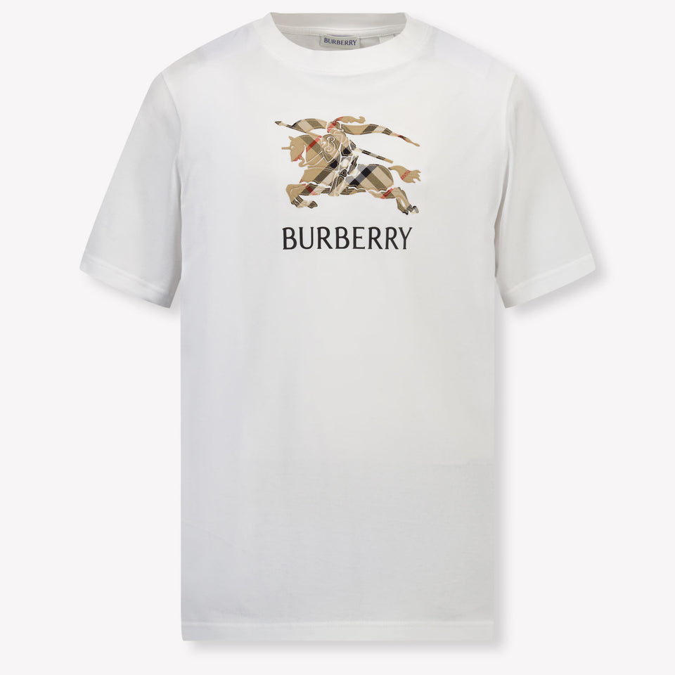 Burberry Cedar Kinder Jongens T-Shirt In Wit
