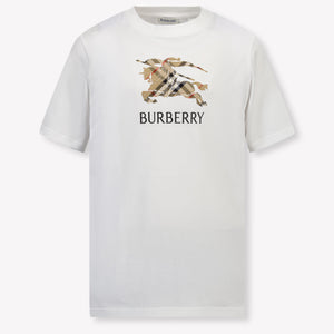 Burberry Cedar Kinder Jongens T-Shirt In Wit