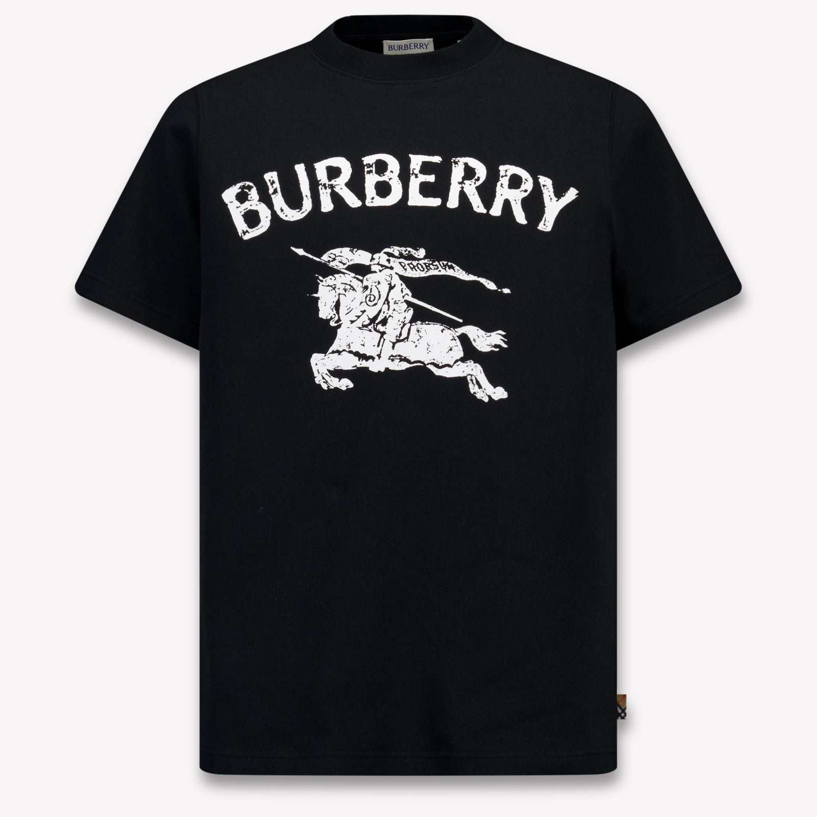 Burberry Cedar Stamp Kinder Jongens T-Shirt In Zwart