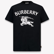 Burberry Cedar Stamp Kinder Jongens T-Shirt In Zwart
