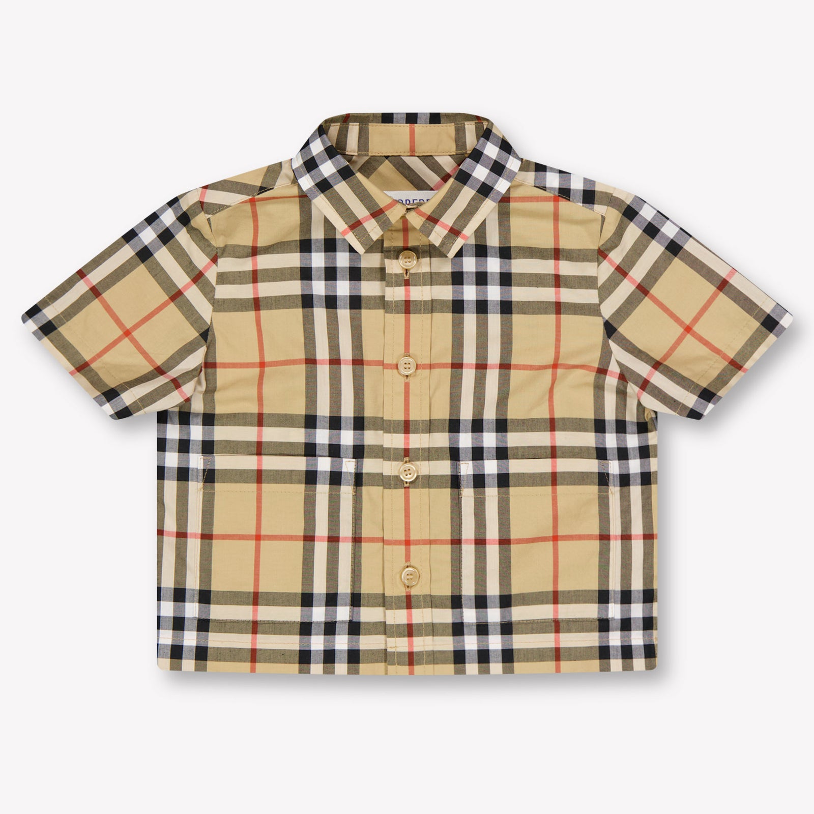 Burberry Carey Baby Boys Set In Beige
