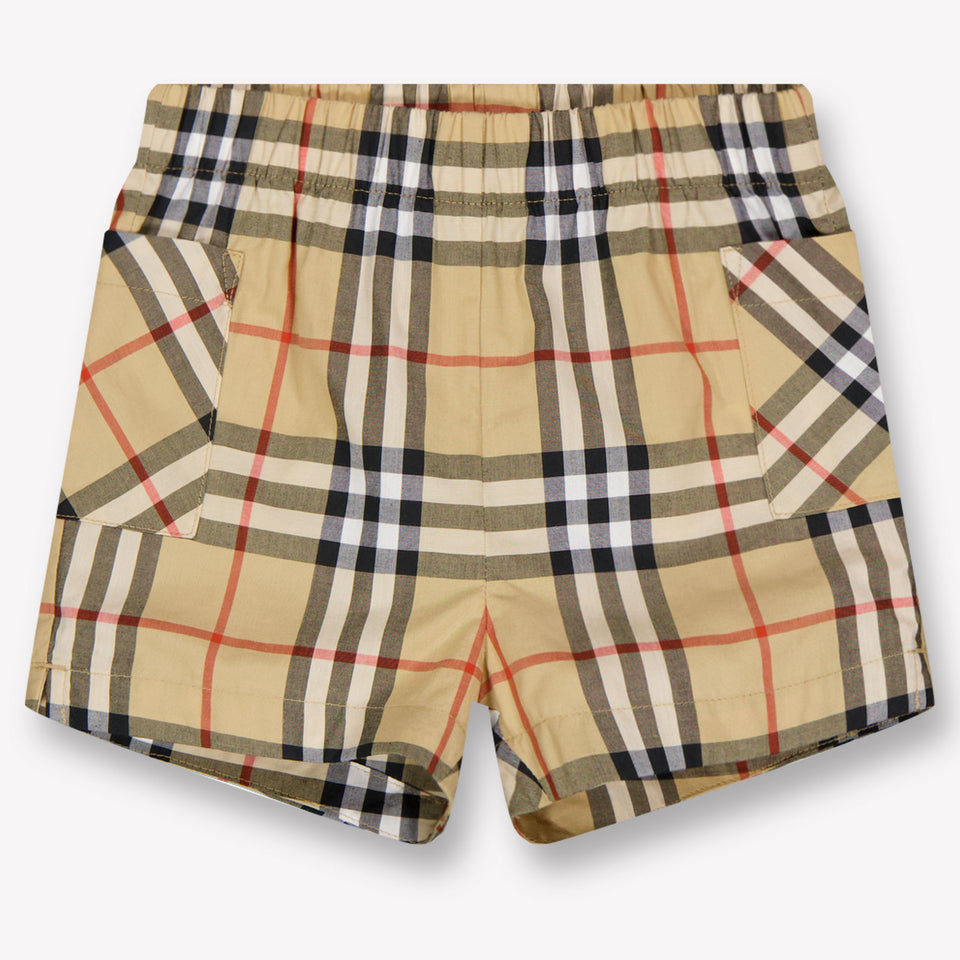 Burberry Carey Baby Jongens Setje In Beige