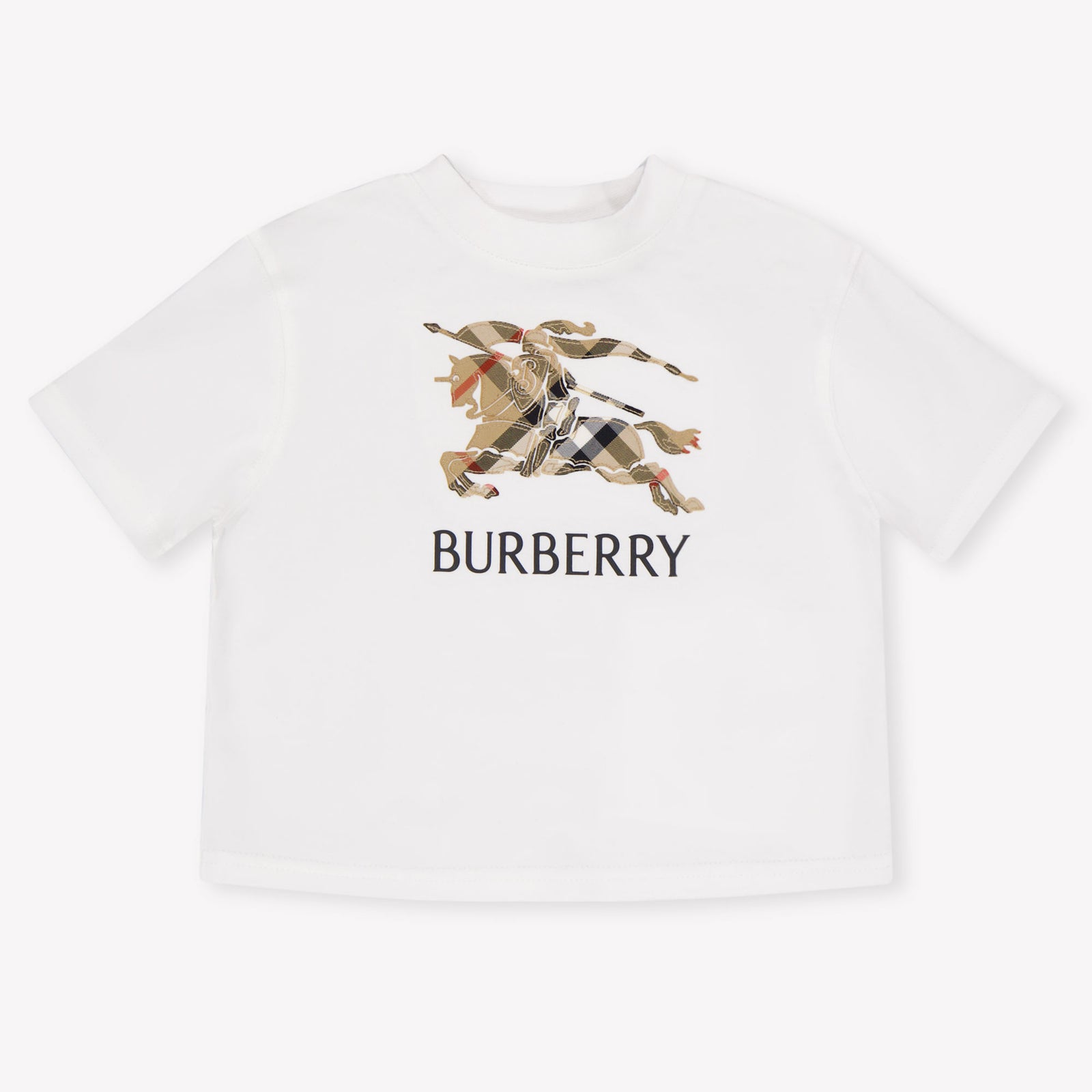 Burberry Cedar Baby Unisex T-Shirt In Wit