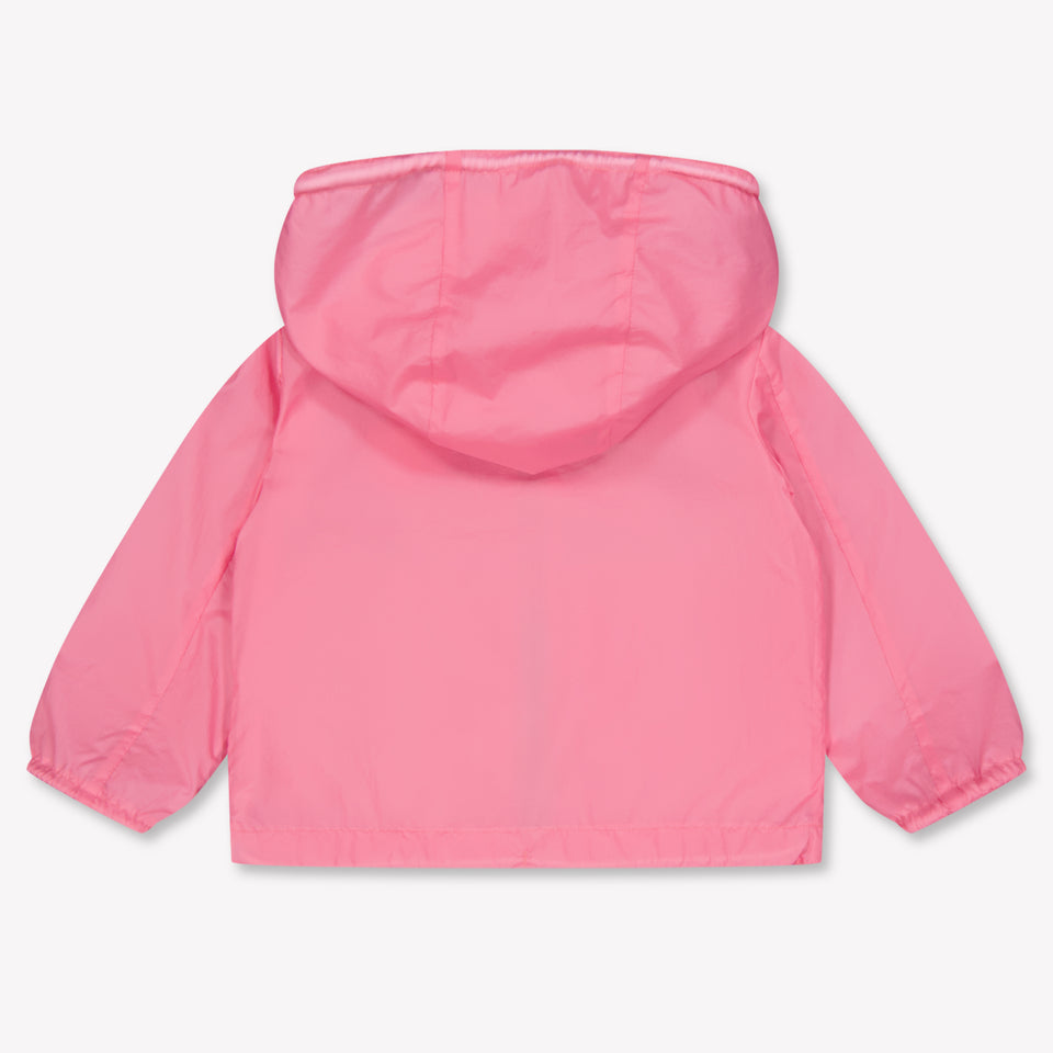 Burberry Roman Baby Meisjes Zomerjas In Fluor Roze