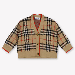 Burberry Graham Baby Jongens Vest In Beige