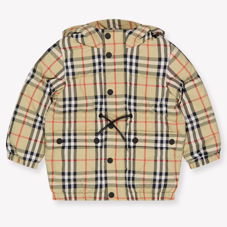 Burberry Franklin Baby Unisex Jackets In Beige