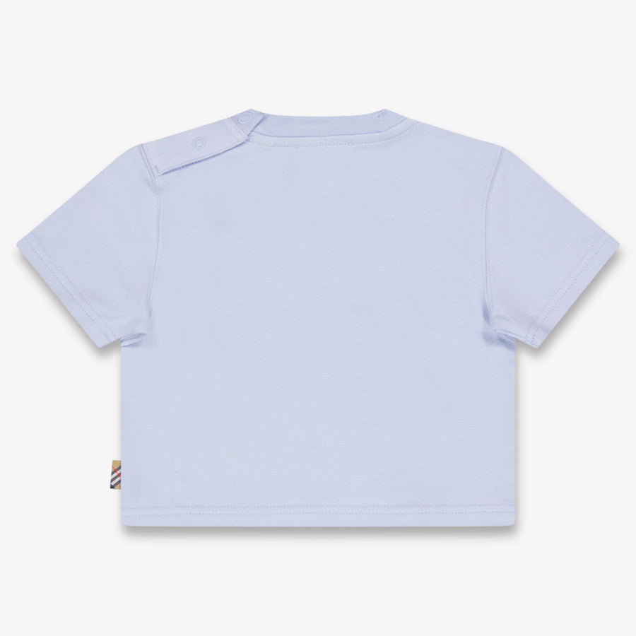 Burberry Cedar Baby Boys T-Shirt In Light Blue