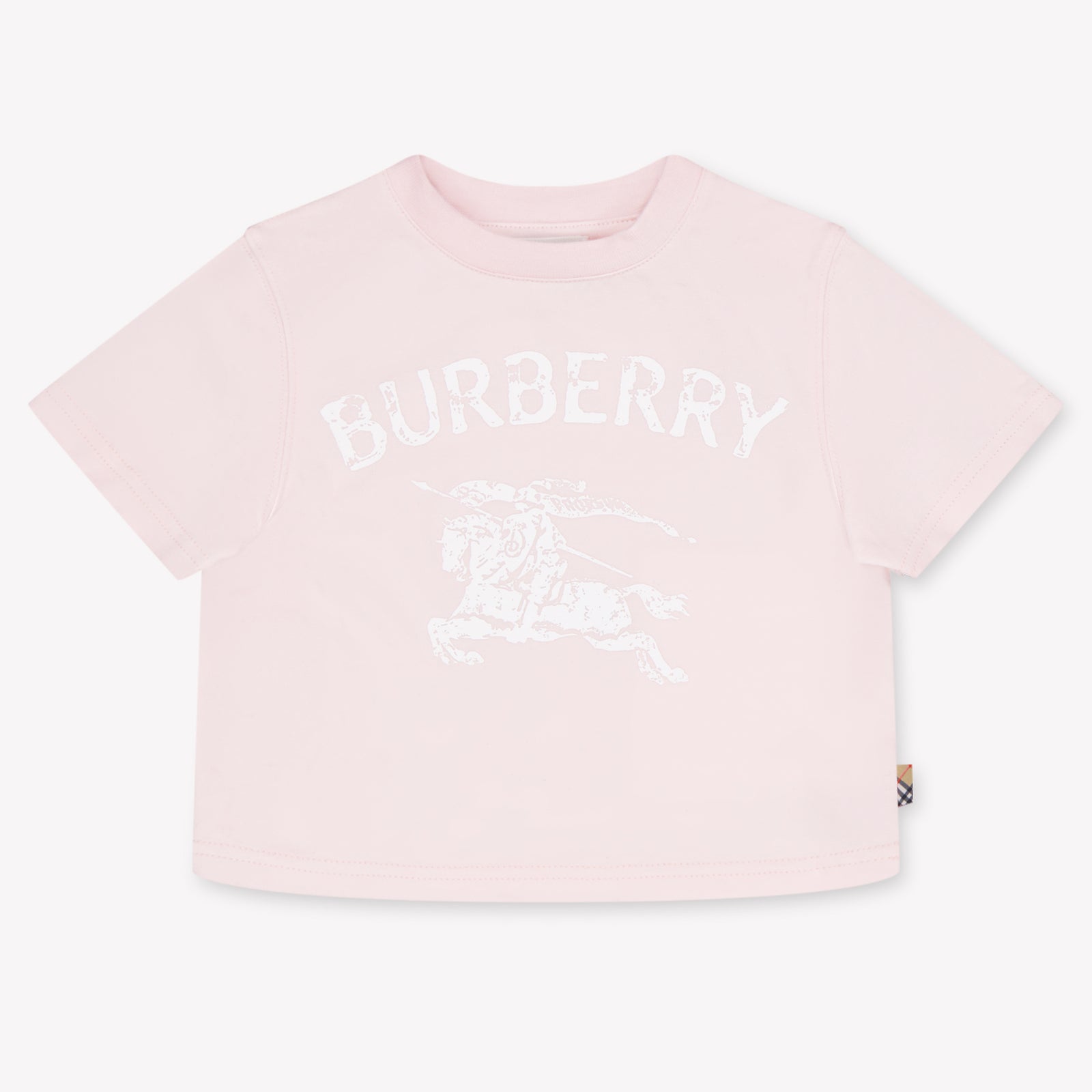 Burberry Cedar Baby Girls T-Shirt In Light Pink