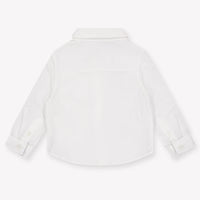 Burberry Owen Baby Jongens Blouse In Wit