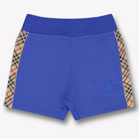 Burberry Benny Baby Boys Shorts In Cobalt Blue