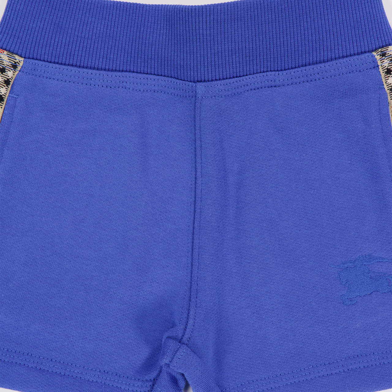 Burberry Benny Baby Boys Shorts In Cobalt Blue
