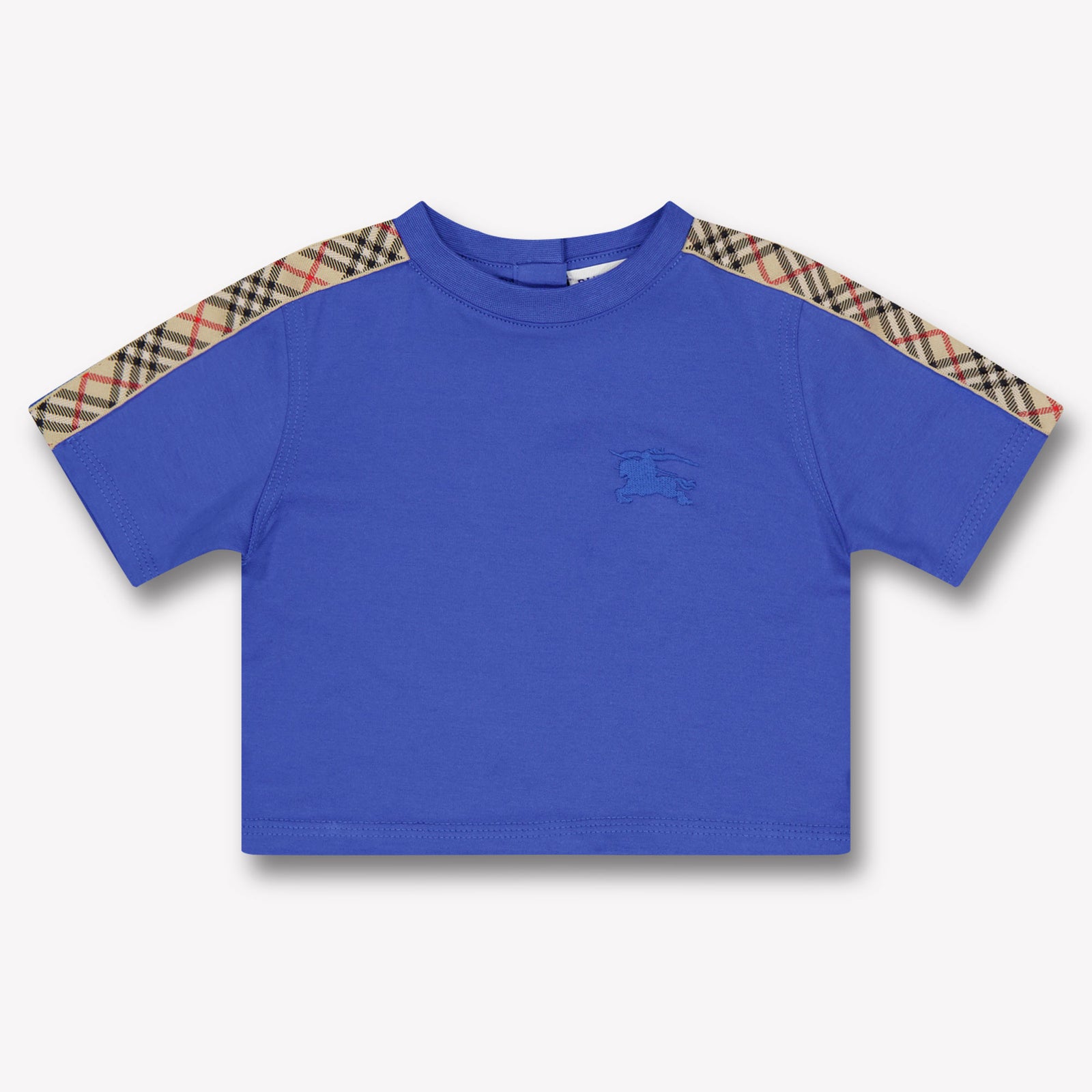 Burberry Cedar Baby Jongens T-Shirt In Cobalt Blauw
