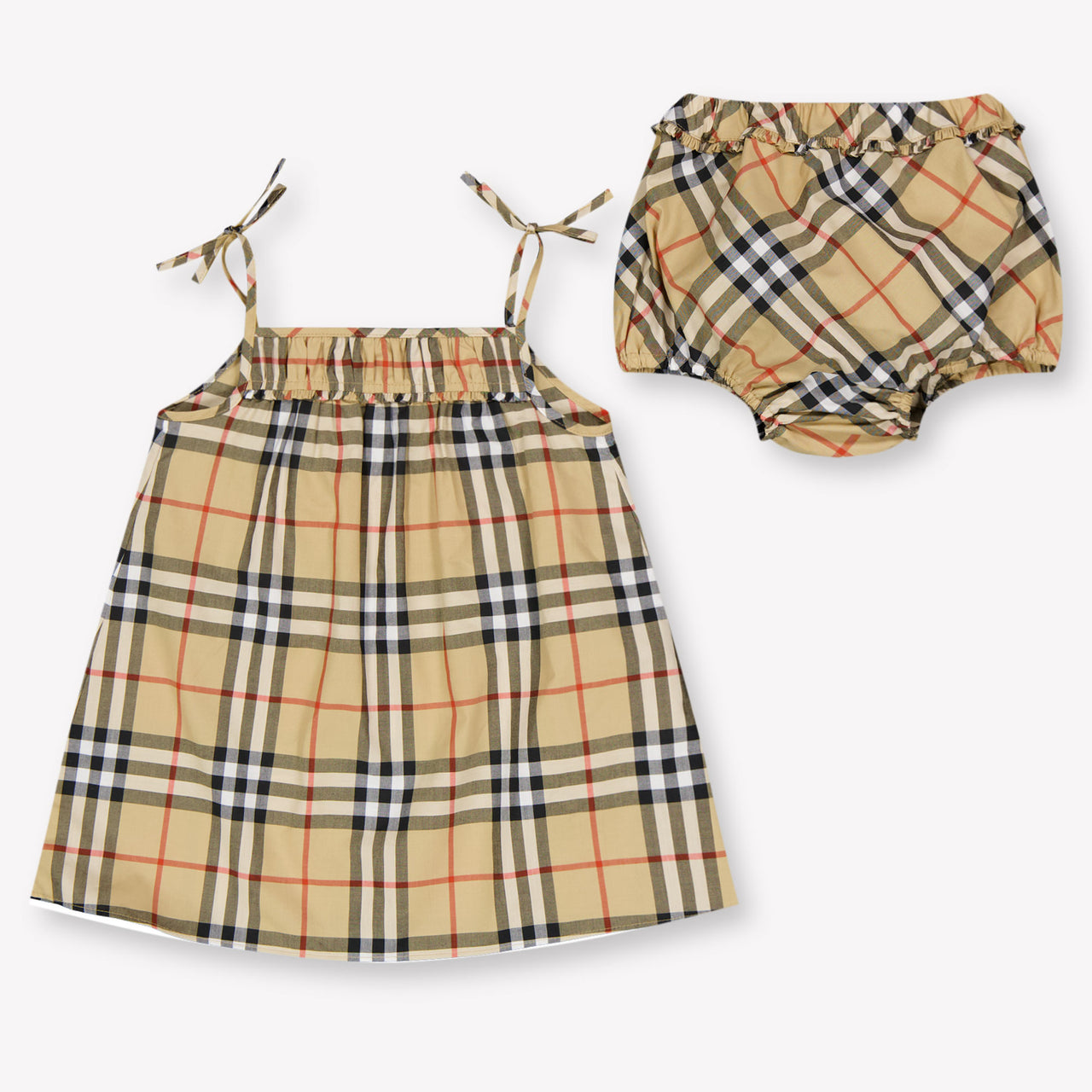 Burberry Betty Baby Meisjes Setje In Beige