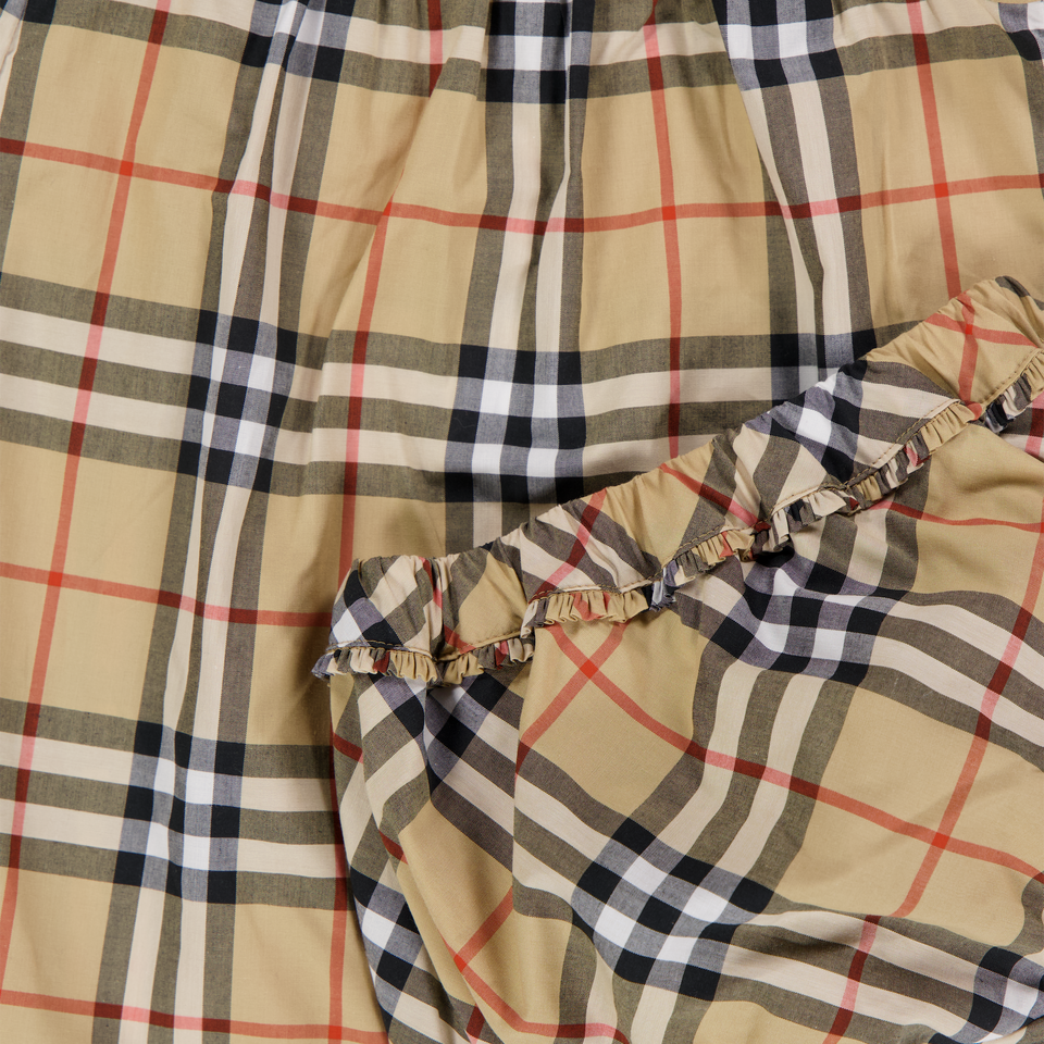 Burberry Betty Baby Meisjes Setje In Beige