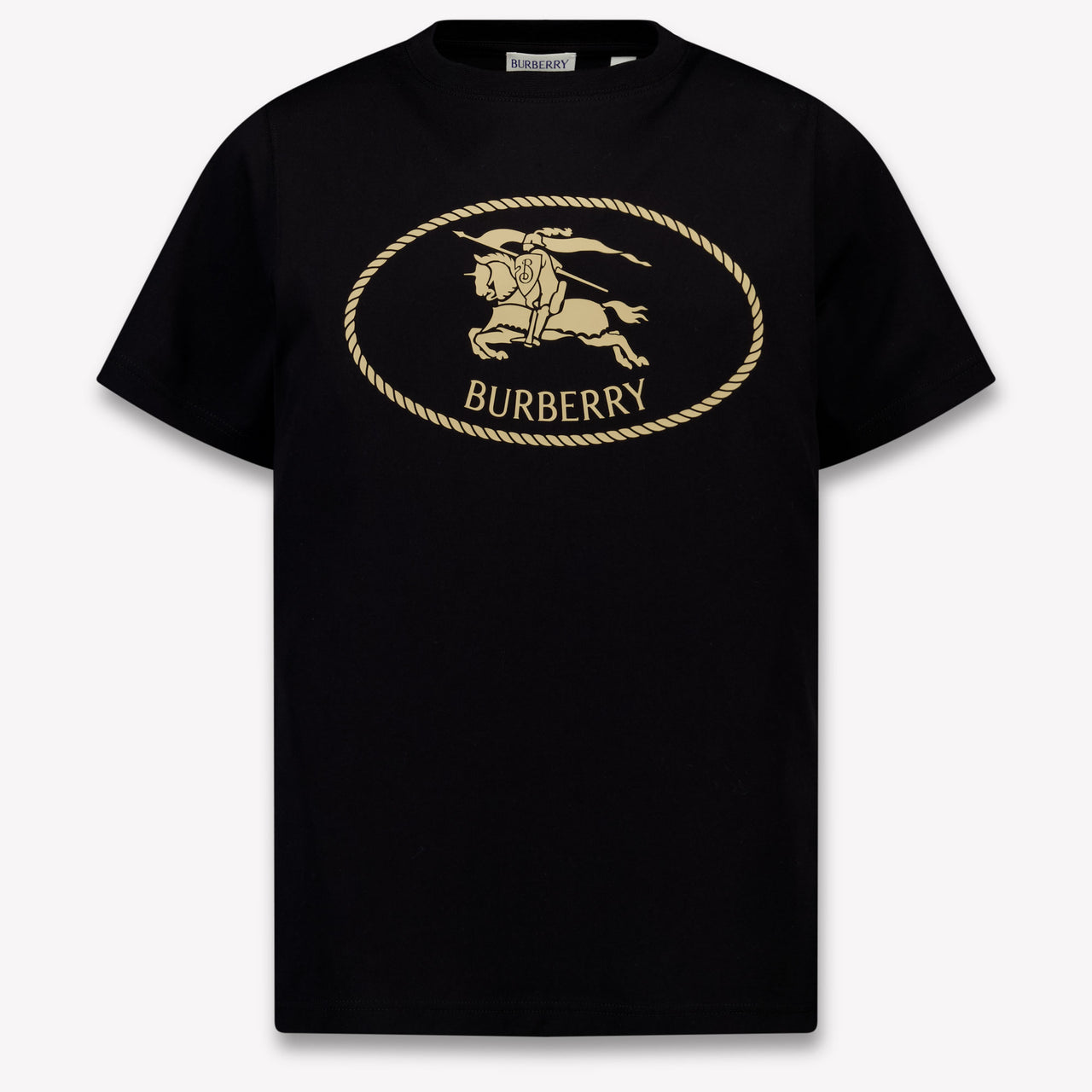 Burberry Cedar Crest Kids Unisex T-Shirt In Black
