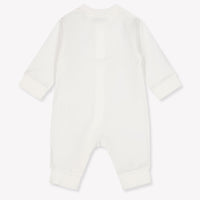 Burberry Jade Baby Girls Playsuit In OffWhite