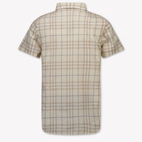 Burberry Kids Boys Blouse In Light Beige