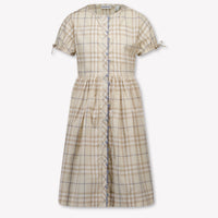 Burberry Josie Kids Girls Dress In Light Beige