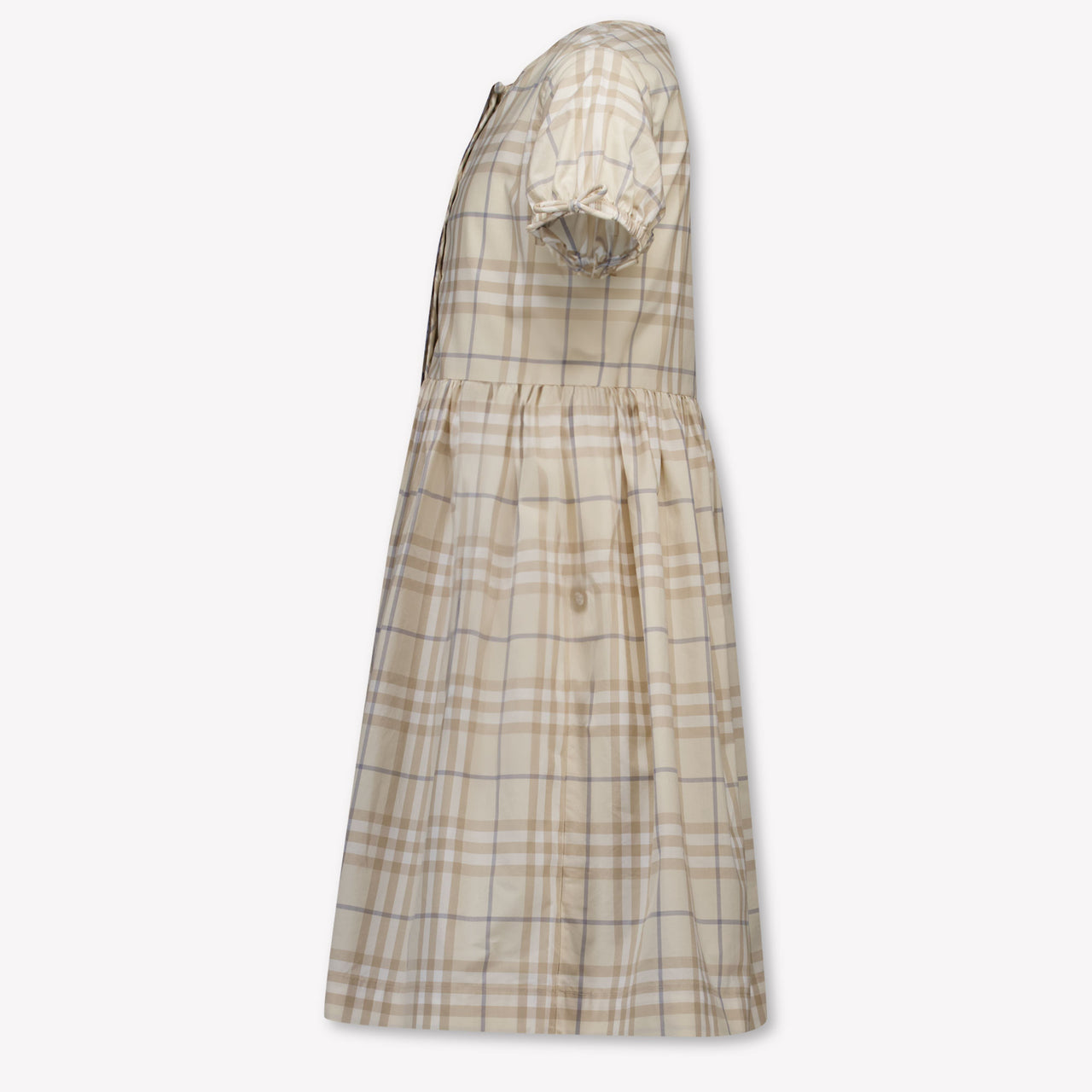 Burberry Josie Kids Girls Dress In Light Beige