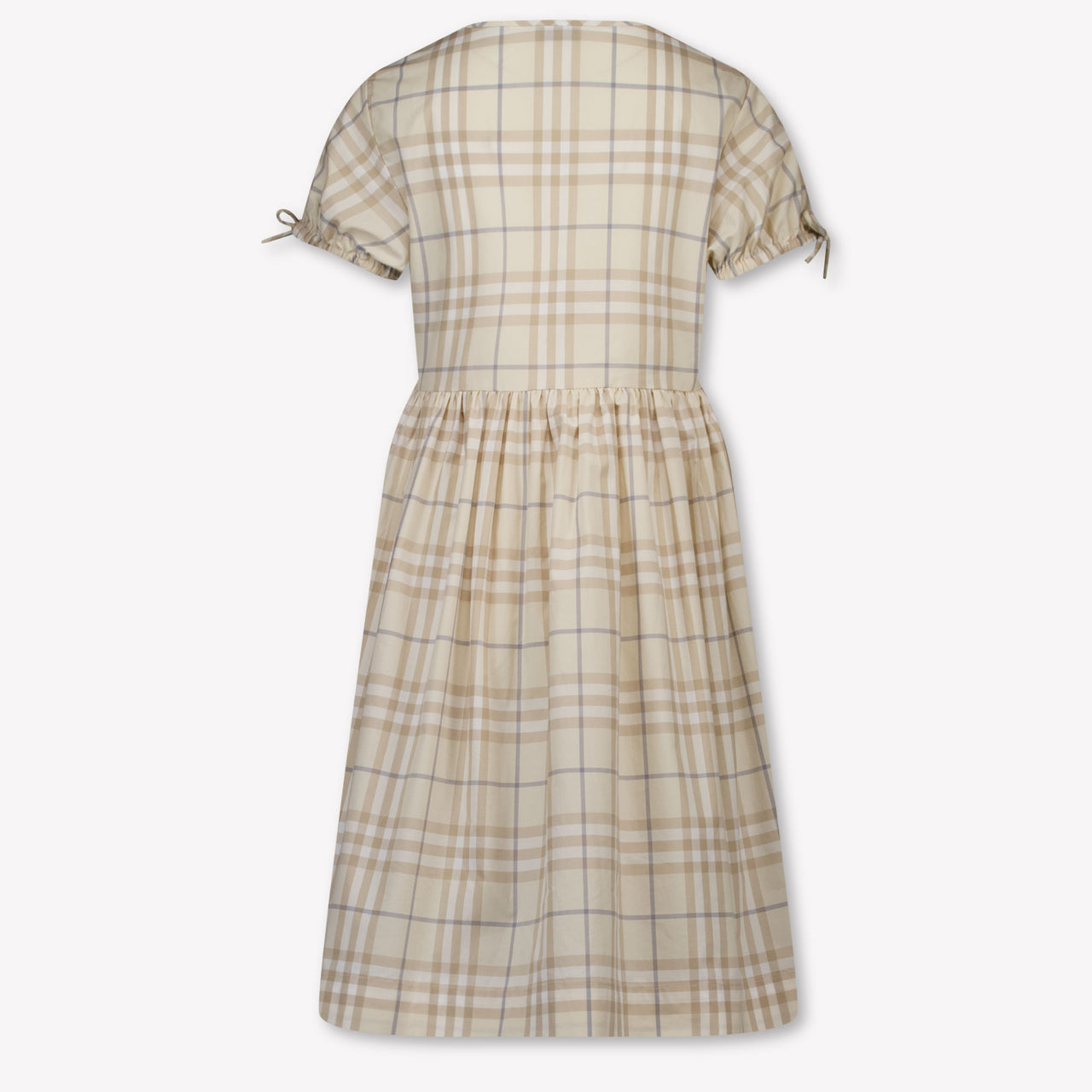 Burberry Josie Kids Girls Dress In Light Beige