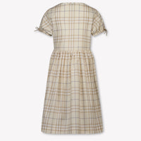 Burberry Josie Kids Girls Dress In Light Beige