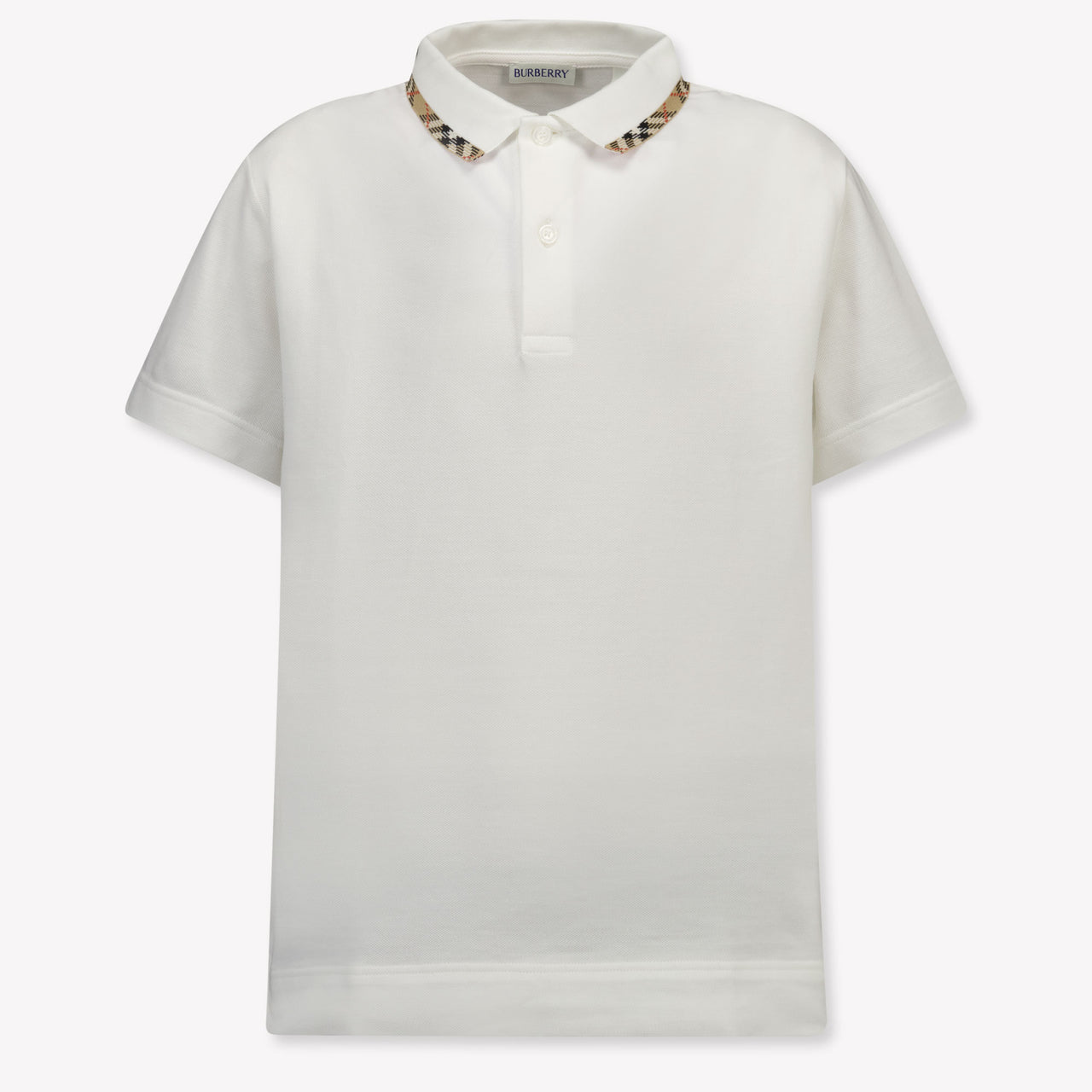 Burberry JOHANE Kids Boys Polo In White