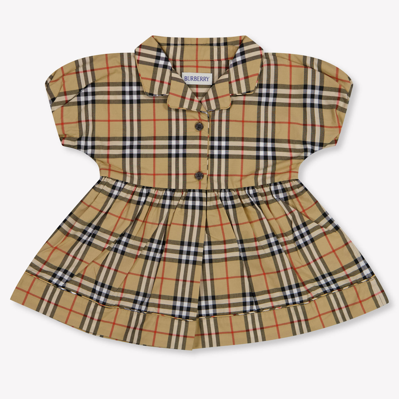 Burberry Bea Baby Meisjes Jurk In Beige