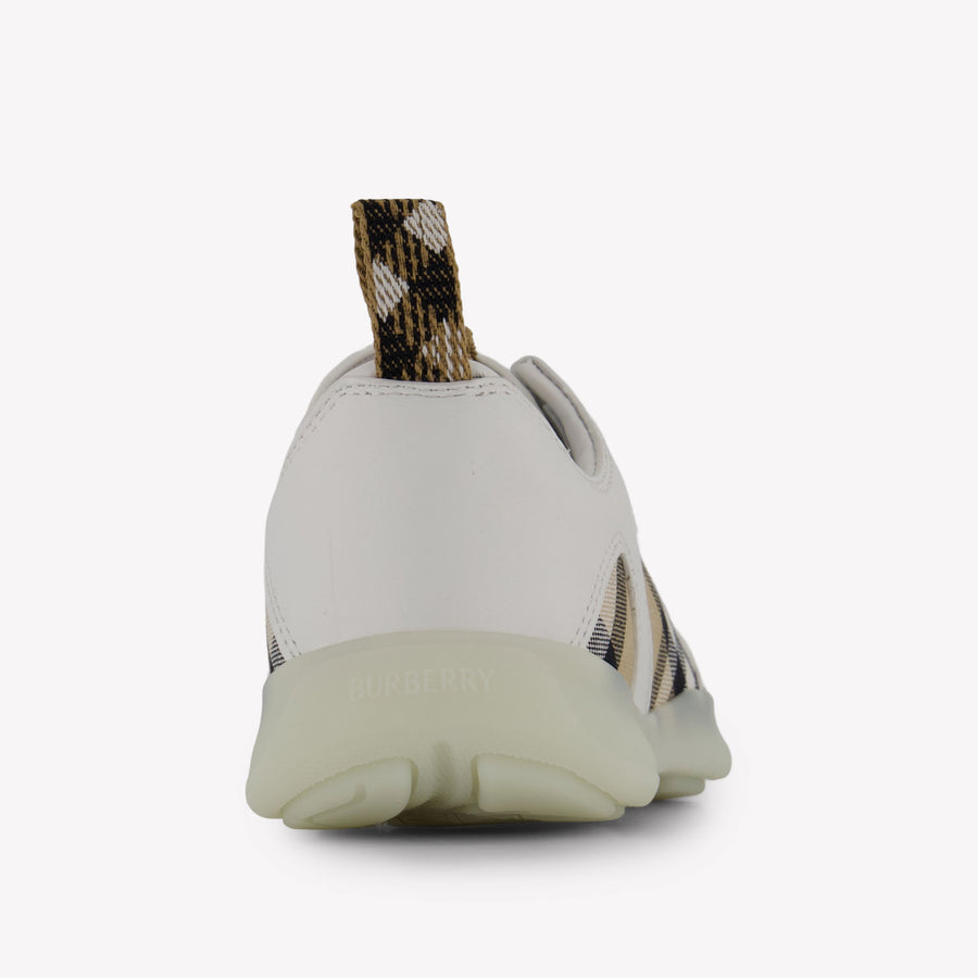 Burberry Matrix Unisex Sneakers In White