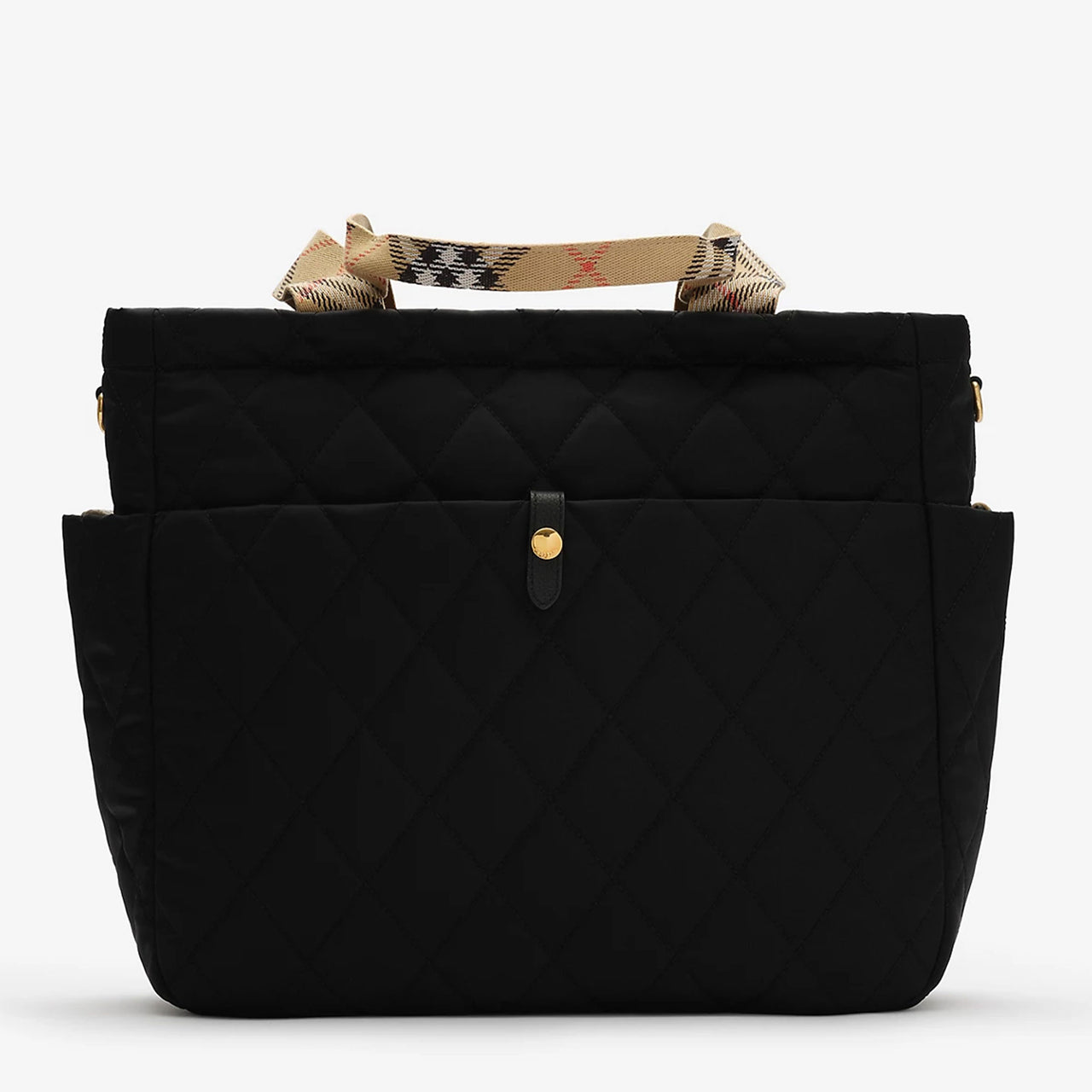 Burberry Cambridge Baby Unisex Diaper Bag In Black