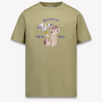 Burberry Cedar Kinder Unisex T-Shirt In Licht Beige