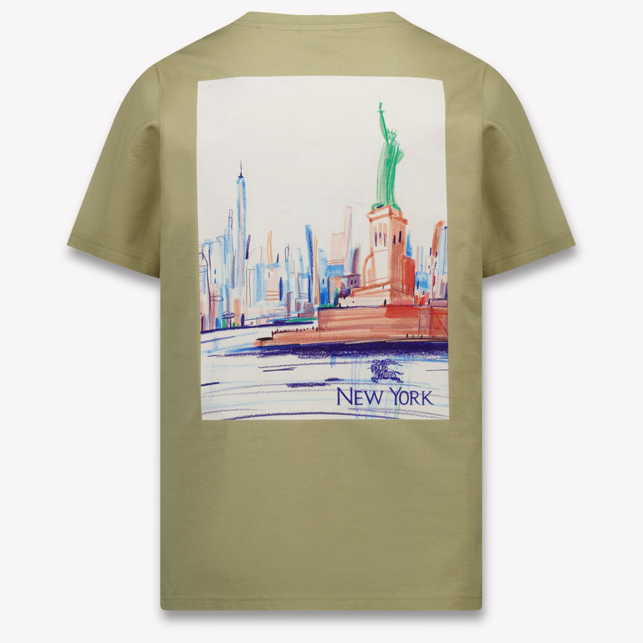 Burberry Cedar Kinder Unisex T-Shirt In Licht Beige