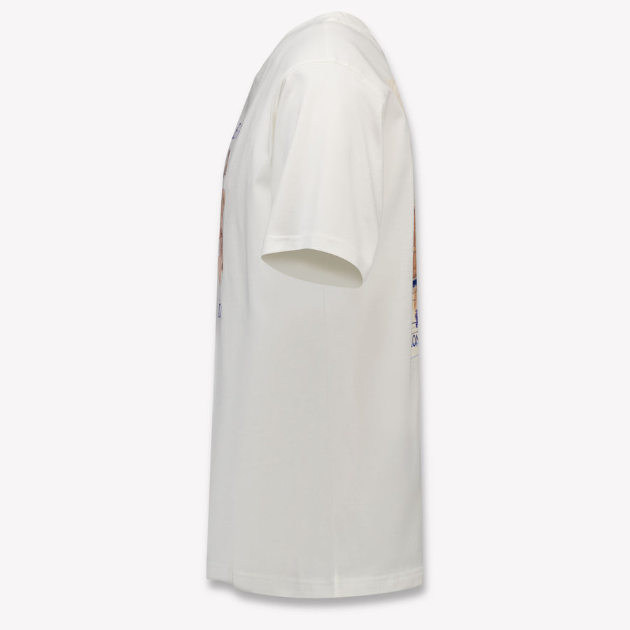 Burberry Cedar Kinder Unisex T-Shirt In Off White