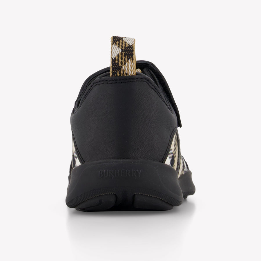 Burberry Matrix Unisex Sneakers In Black