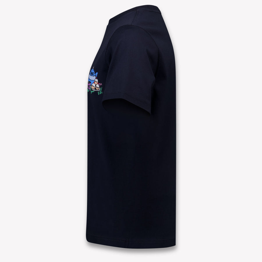 Burberry Cedar Kinder Unisex T-Shirt In Navy