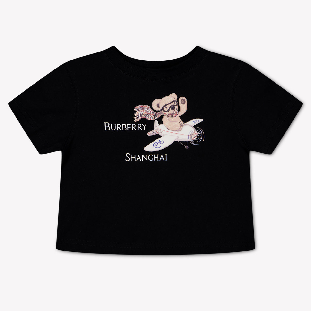 Burberry Cedar Baby Unisex T-Shirt In Zwart
