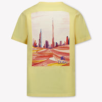Burberry CEDAR Kinder Unisex T-Shirt In Geel