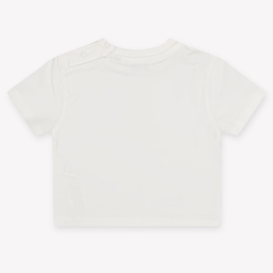 Burberry Cedar Baby Unisex T-Shirt In Off White