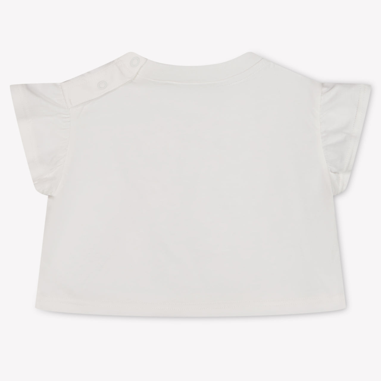 Burberry Roxy Bow Baby Meisjes T-Shirt In Off White