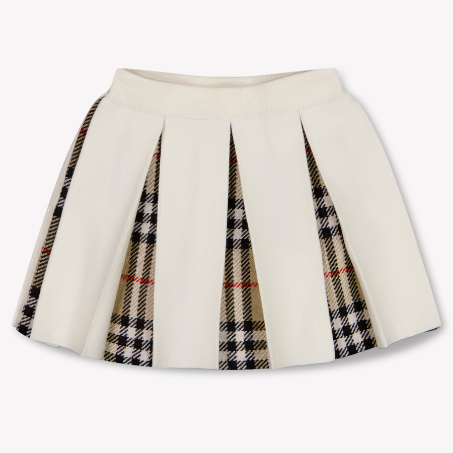 Burberry Theo Baby Girls Skirt in Off-White