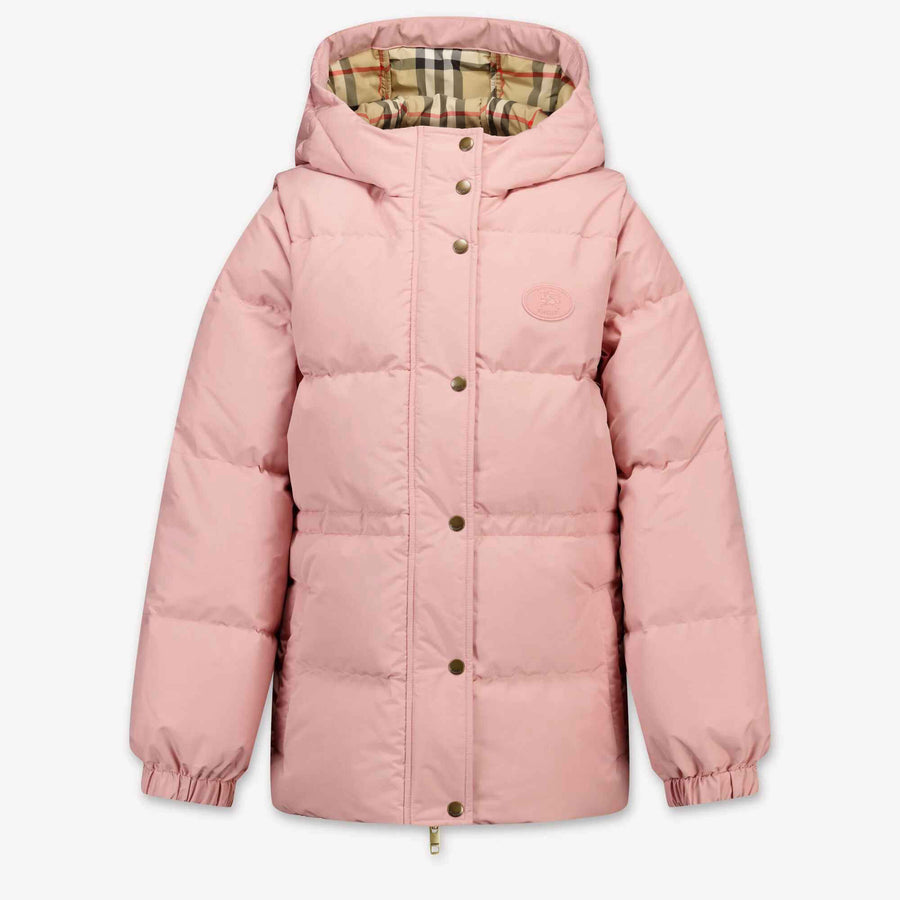Burberry Penelope Kinder Meisjes Winterjas In Licht Roze