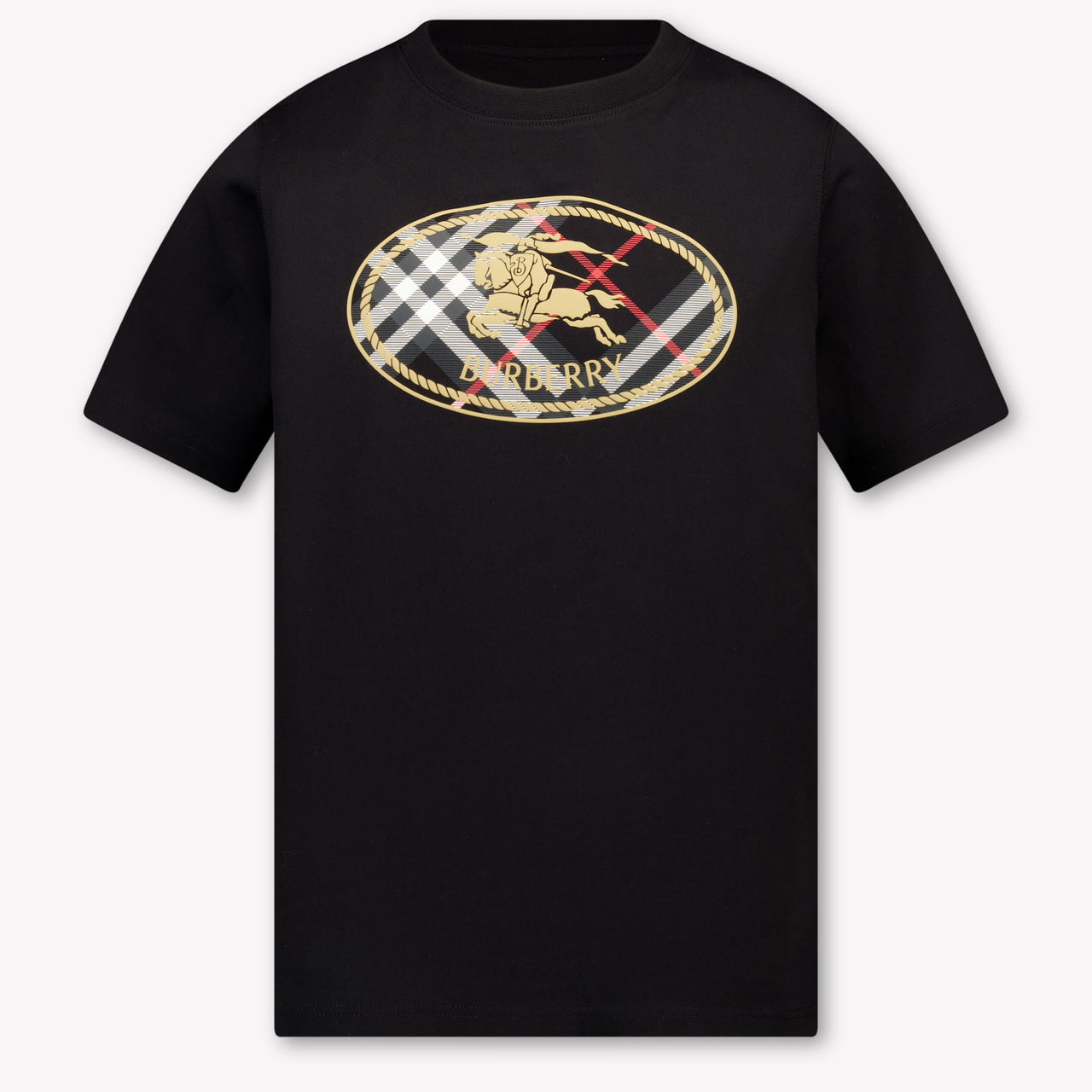 Burberry Cedar Kids Boys T-Shirt In Black