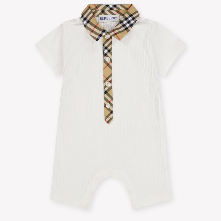 Burberry Jaxon Baby Jongens Boxpakje In Wit