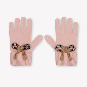 Burberry Bonnie Girls Gloves in Light Pink