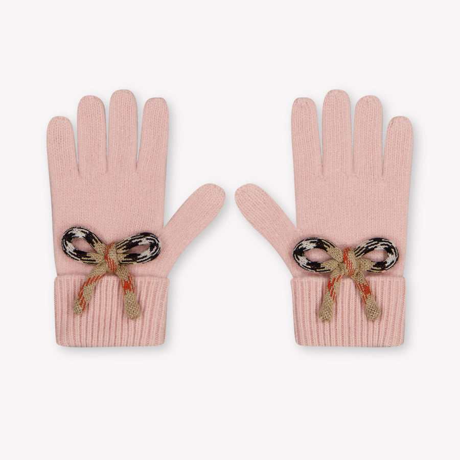 Burberry Bonnie Girls Gloves in Light Pink