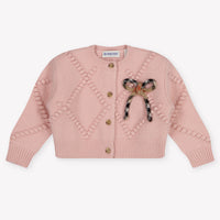 Burberry Bonnie Baby Meisjes Trui In Licht Roze
