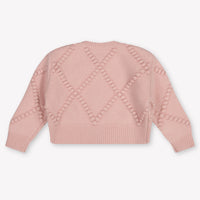 Burberry Bonnie Baby Meisjes Trui In Licht Roze