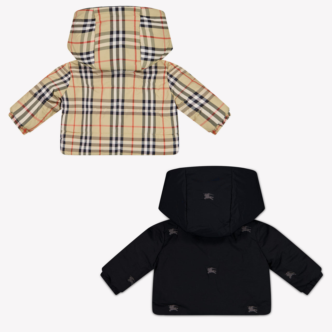 Burberry Jesse Baby Unisex Winterjas In Zwart